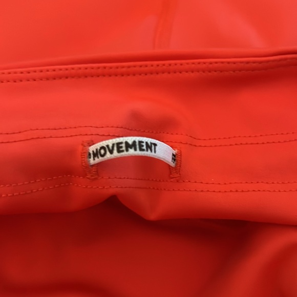 Free People Movement gathered leggings with pockets bright coral - Picture 6 of 7